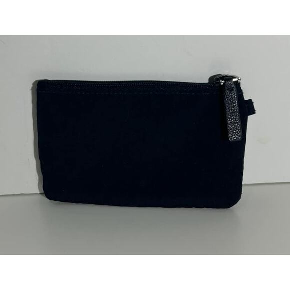 Vera Bradley Navy Blue Quilted Zip Around Wallet ID Holder Solid - Picture 6 of 6